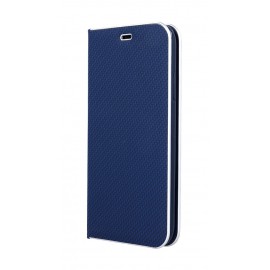 Etui Luna Book do Samsung Galaxy A21s A217 Carbon Silver Blue