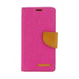 Etui Canvas Book do Xiaomi Redmi Note 12 Pro 5G / Poco X5 Pro Pink / Brown