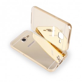 Etui Luxury Mirror Bumper do Samsung Galaxy A3 2016 Gold