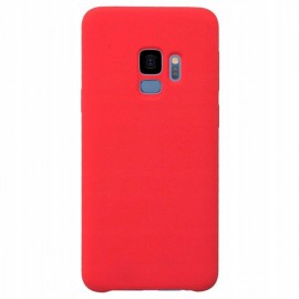 Etui Silicone Cover do Samsung Galaxy S9 Silky Red