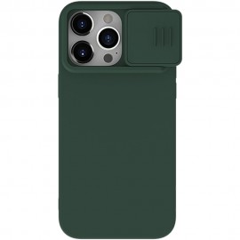 Etui Nillkin do iPhone 15 Pro Max CamShield Silky Silicone Case Green