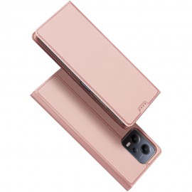 Etui DuxDucis Book do Xiaomi Redmi Note 12 Pro Plus 5G SkinPro Rose Gold
