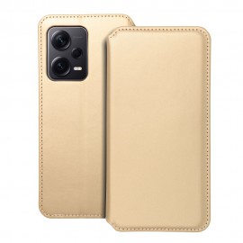 Etui Dual Pocket Book do Xiaomi Redmi Note 12 Pro Plus 5G Gold