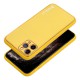 Etui Forcell Leather Case do iPhone 15 Yellow