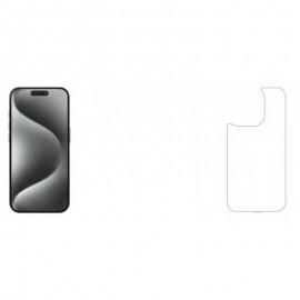 Folia Ochronna ZAGG Ultra Clear+ do iPhone 15 Pro Tył
