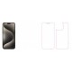 Folia Ochronna ZAGG Ultra Clear+ do iPhone 15 Pro Max Przód / Tył