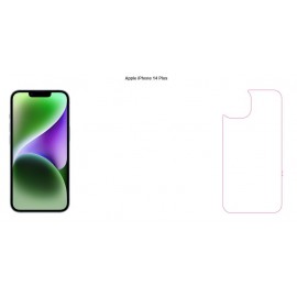 Folia Ochronna ZAGG Ultra Clear+ do iPhone 14 Plus Tył