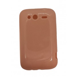 Etui Jelly Case do HTC Wildfire S Pink Brokat