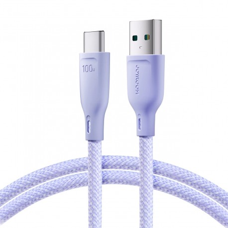 Kabel USB Typ C Joyroom Multi-Color Series SA34-AC6 100W 1m Violet