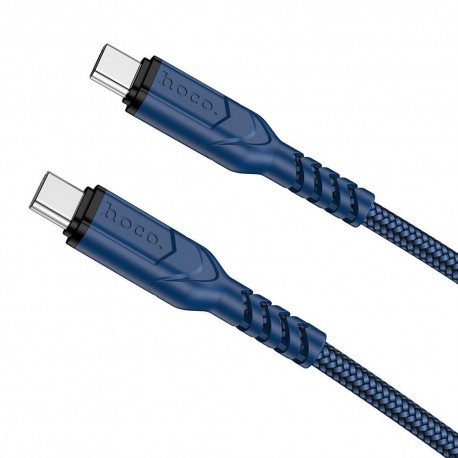 Kabel USB Typ C - USB Typ C Hoco PD QC 3A 60W X59 2m Blue