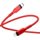 Kabel USB Typ C - Lightning Hoco PD 3A 20W X59 1m Red