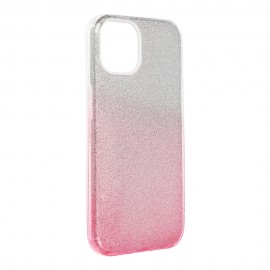 Etui Shining do iPhone 14 Clear/Pink