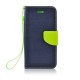 Etui Fancy Book do Xiaomi 12 / 12x Dark Blue / Lime