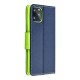 Etui Fancy Book do Xiaomi Redmi 13c Dark Blue / Lime