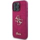 Etui Guess do iPhone 16 Pro Hadrcase Glitter Script Big Purple