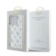 Etui Guess do iPhone 16 Pro MagSafe Hadrcase Peony Script Logo White