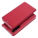 Etui Luna Book do Huawei P30 Pro Red Carbon Silver