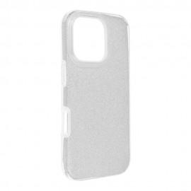 Etui Shining do iPhone 16 Pro Silver