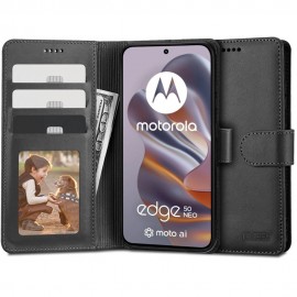 Etui Tech-Protect Book do Motorola Edge 50 Neo Wallet Black