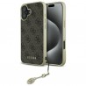 Etui Guess do iPhone 16 Hardcase Charms Brown