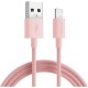 Kabel USB Lightning Joyroom Nylon 2,4A 2m S-2030M13 Pink