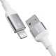 Kabel USB Lightning Joyroom Nylon 2,4A 2m A10 White