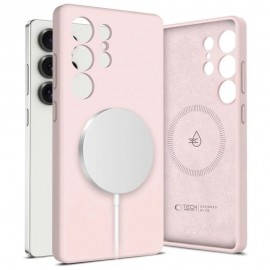 Etui Tech-Protect do Samsung Galaxy S25 Ultra MagSafe Liquid Silicone Pink Pearl
