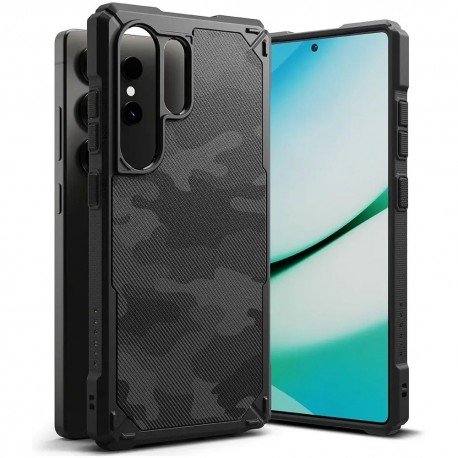 Etui Rearth Ringke do Samsung Galaxy S25 Ultra Rugged Gear Camo Moro Black