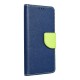 Etui Fancy Book do Samsung Galaxy S24 FE Dark Blue / Lime