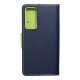 Etui Fancy Book do Samsung Galaxy S24 FE Dark Blue / Lime