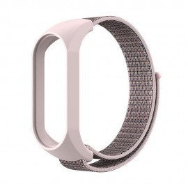 Pasek do Xiaomi Mi Band 5 / 6 / 7 Nylon Pink