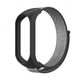 Pasek do Xiaomi Mi Band 5 / 6 / 7 Nylon Grey