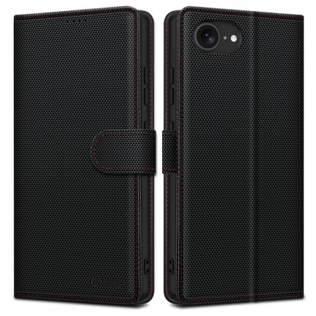 Etui Tech-Protect Book do iPhone 16e Wallet RS Black Red