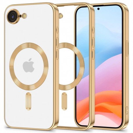 Etui Tech-Protect do iPhone 16e Magsafe MagFlex Shiny Gold