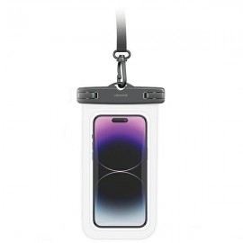 Uniwersalny wodoodporny pokrowiec etui USAMS FSD1203 6,7" IP68 Clear