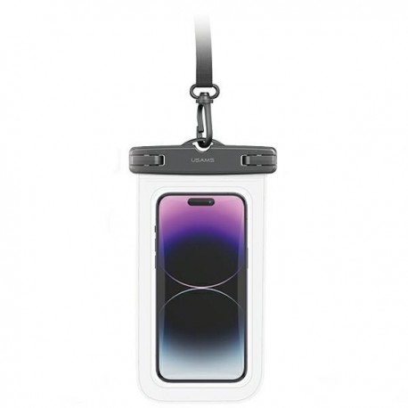 Uniwersalny wodoodporny pokrowiec etui USAMS FSD1203 6,7" IP68 Clear