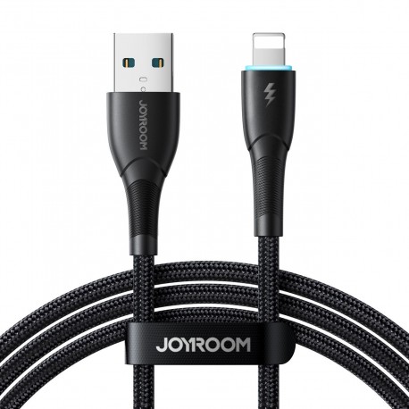 Kabel USB Lightning Joyroom Starry Series SA32 3A 1m Black