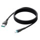 Kabel USB Lightning Joyroom Starry Series SA32 3A 1m Black
