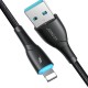 Kabel USB Lightning Joyroom Starry Series SA32 3A 1m Black