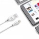 Kabel Micro USB Dudao L4M2.4A 1m White
