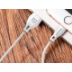 Kabel Micro USB Dudao L4M2.4A 1m White