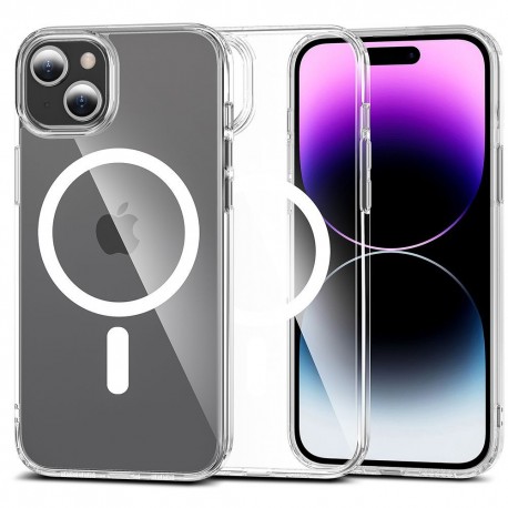 Etui Tech-Protect do iPhone 15 Magsafe Flexair Hybrid Clear