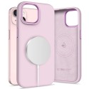 Etui Tech-Protect do iPhone 15 Magsafe Silicone Pure Pink Pearl
