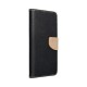 Etui Fancy Book do Samsung Galaxy S24 Black / Gold