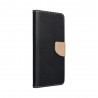 Etui Fancy Book do Samsung Galaxy S24 Black / Gold