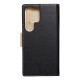 Etui Fancy Book do Samsung Galaxy S24 Ultra Black / Gold