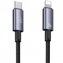 Kabel USB Typ C - Lightning USAMS US-SJ679 30W 0,25m Grey