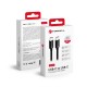 Kabel USB Typ C - USB Typ C Forcell 60W 3A C338 0,25m Black