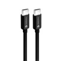 Kabel USB Typ C - USB Typ C Forcell 60W 3A C338 0,25m Black