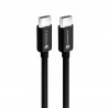 Kabel USB Typ C - USB Typ C Forcell 60W 3A C338 0,25m Black